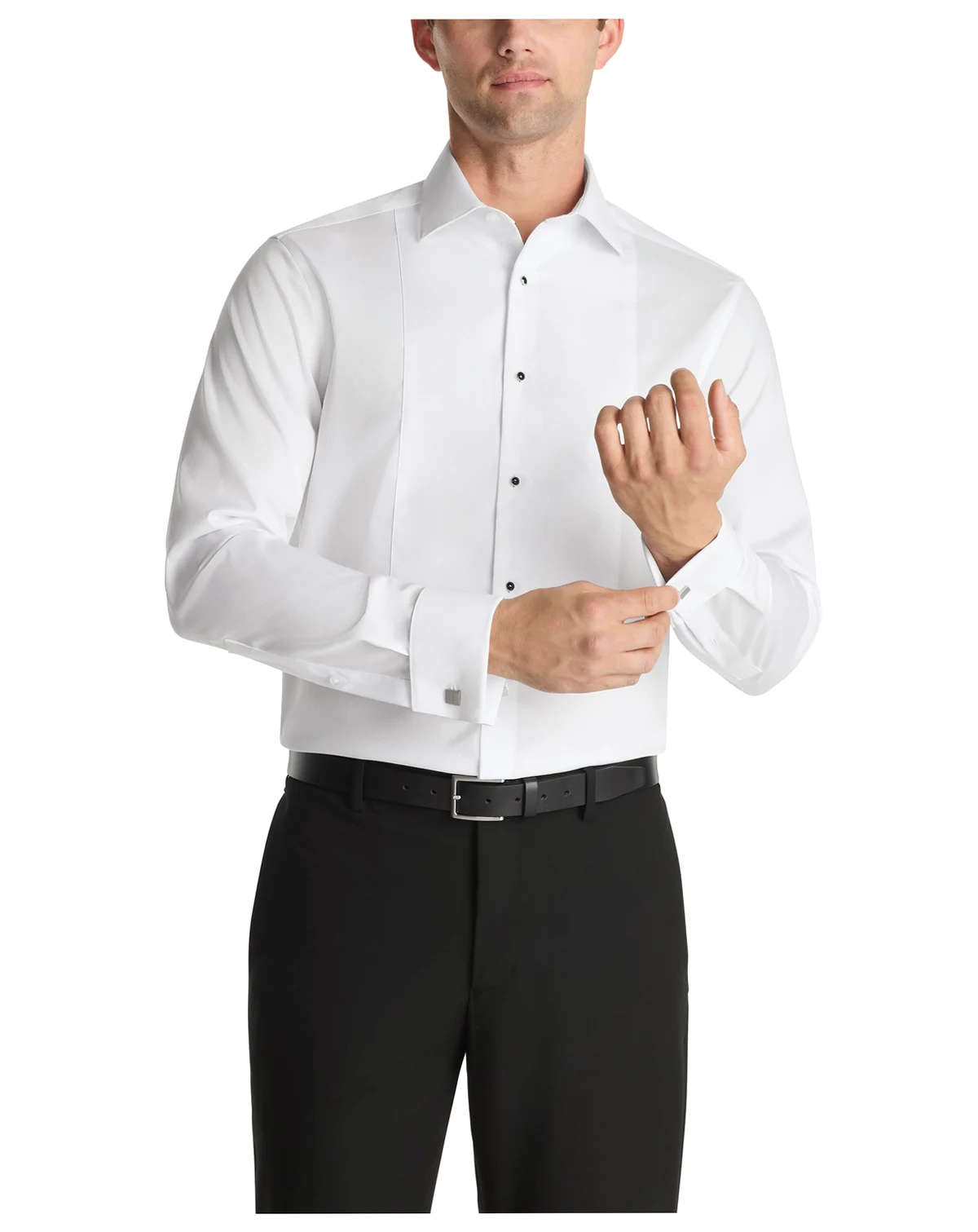 Men's Slim Fit French Cuff Dress Shirt