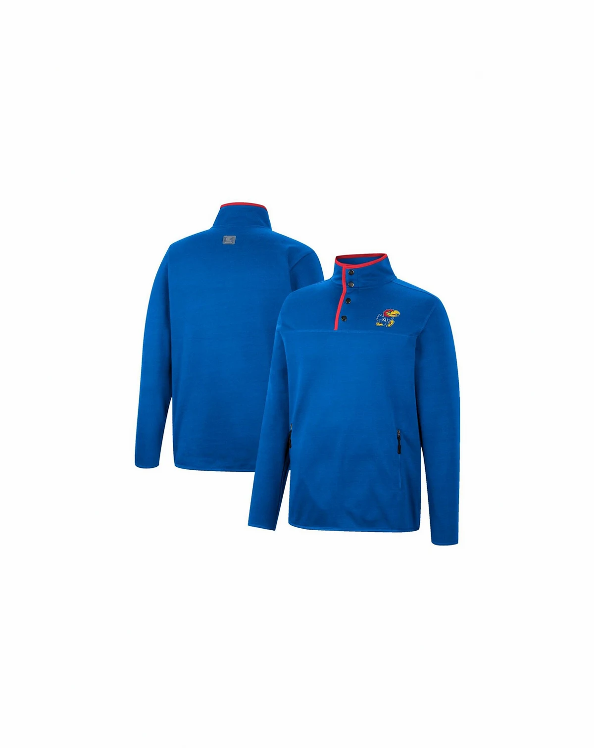 Men's Royal Kansas Jayhawks Rebound Quarter-Snap Jacket
