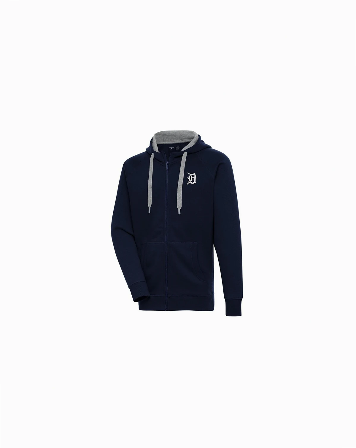 Men's Navy Detroit Tigers Metallic Victory Full-Zip Hoodie Jacket