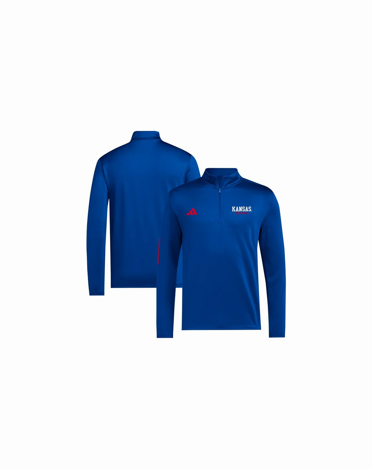 Men's Royal Kansas Jayhawks Half-Zip Pullover Golf Jacket