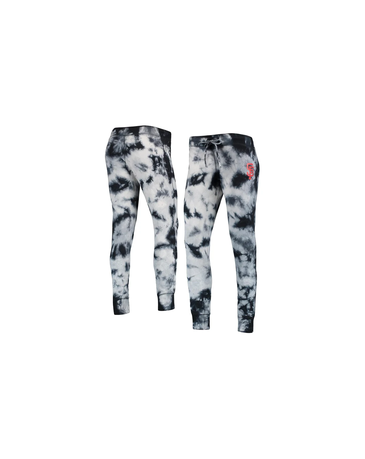 Women's Black San Francisco Giants Tie-Dye Jogger Pants