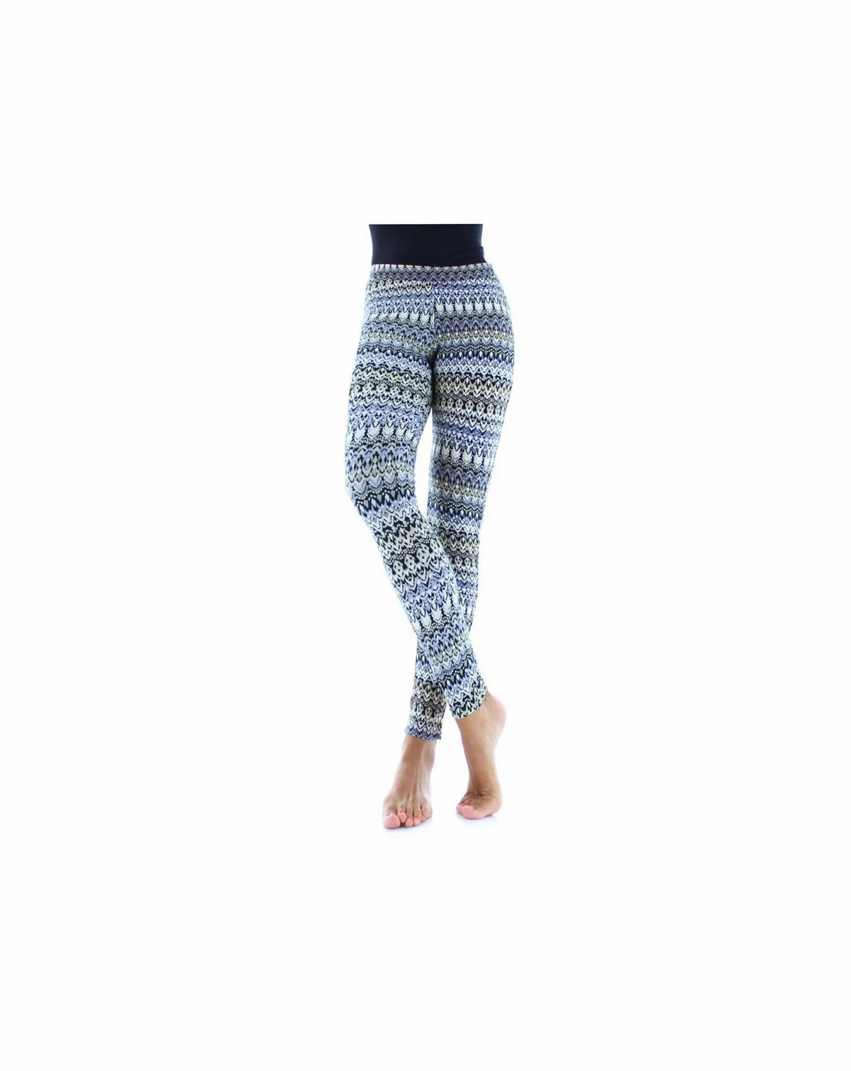 Women's Protuva Bohemian Print Cotton Blend Leggings