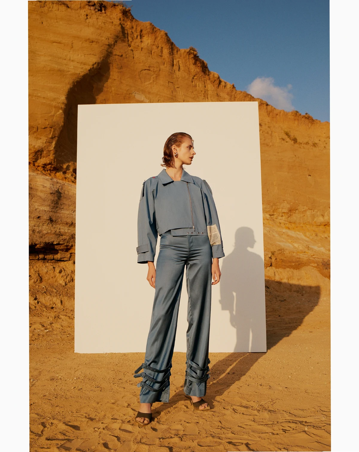 Women's Linen Blend Free Heaven Shiny Pant