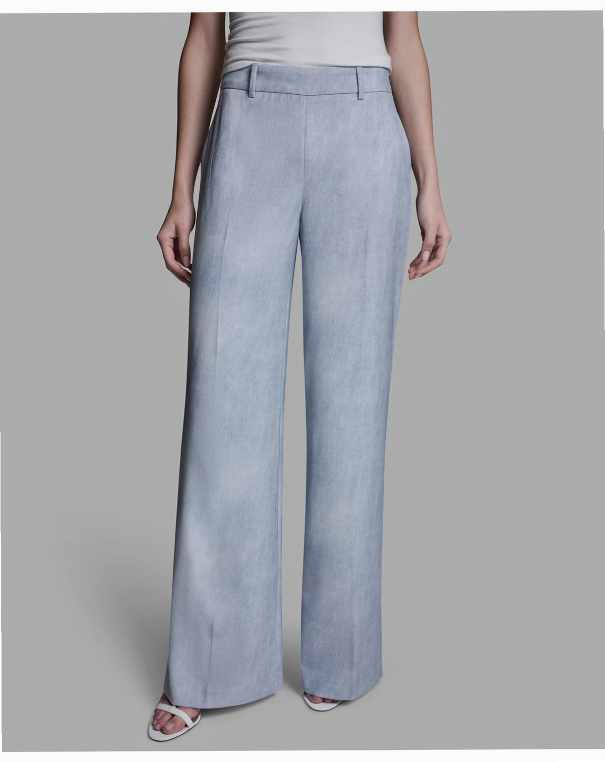 Women's Printed Straight-Leg Pants