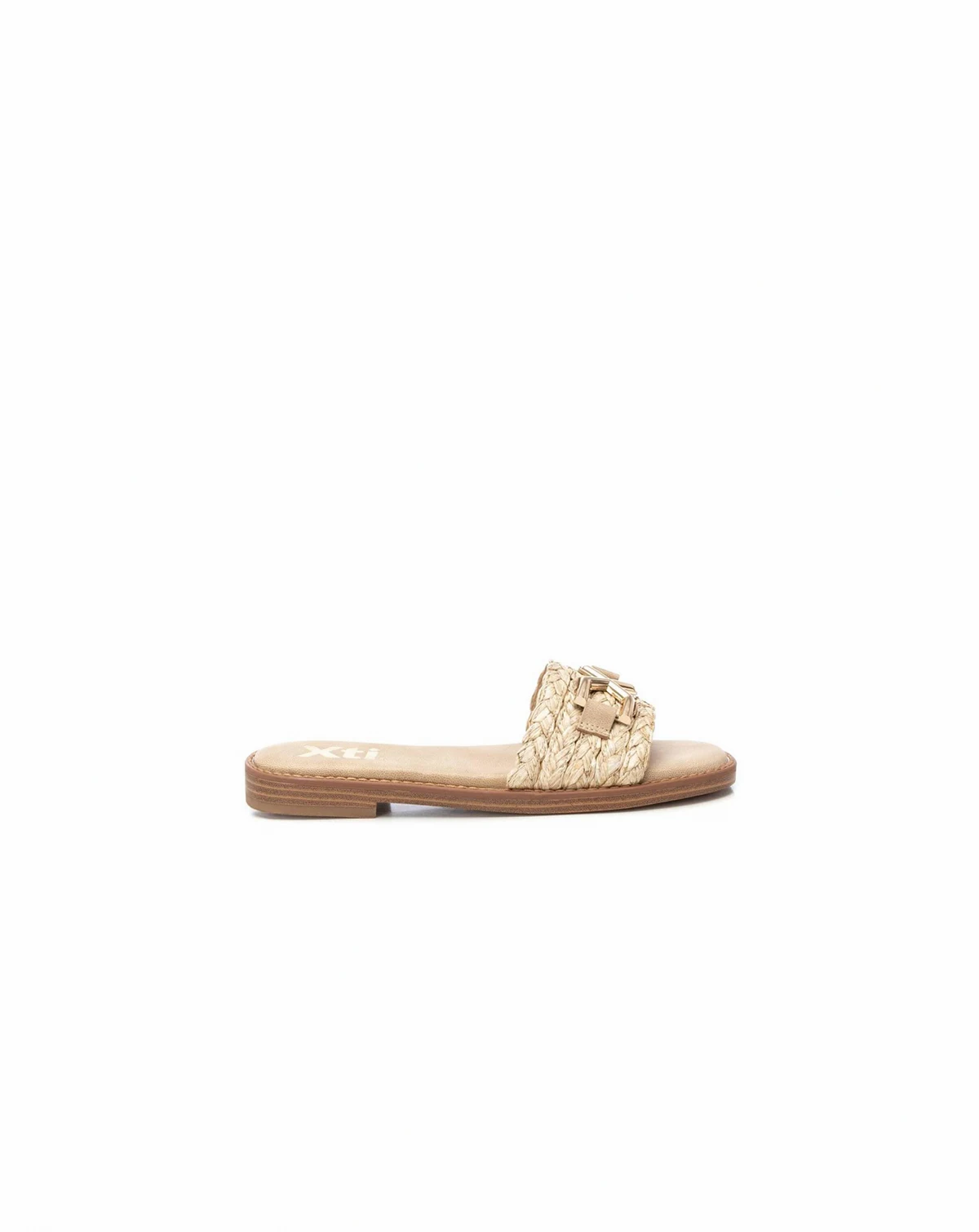 Women's Raffia Slide Sandals By XTI