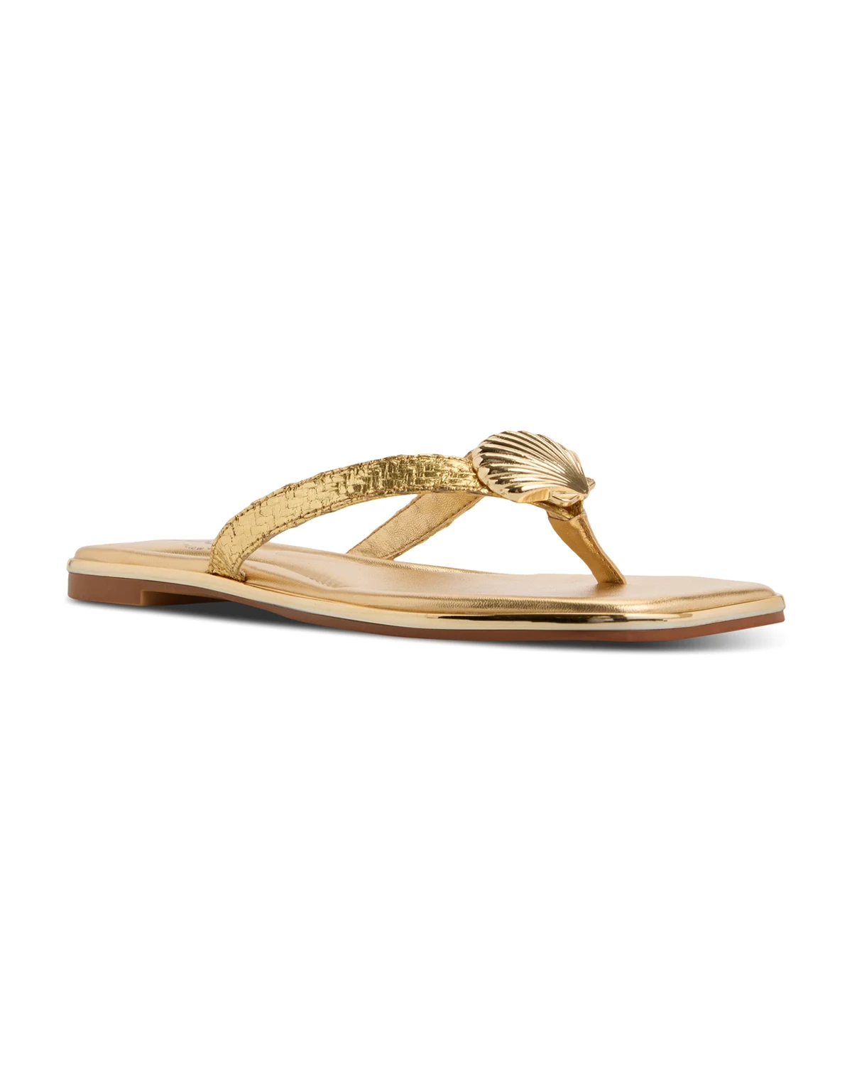 Women's Conchiglia Seashell Flat Thong Sandals
