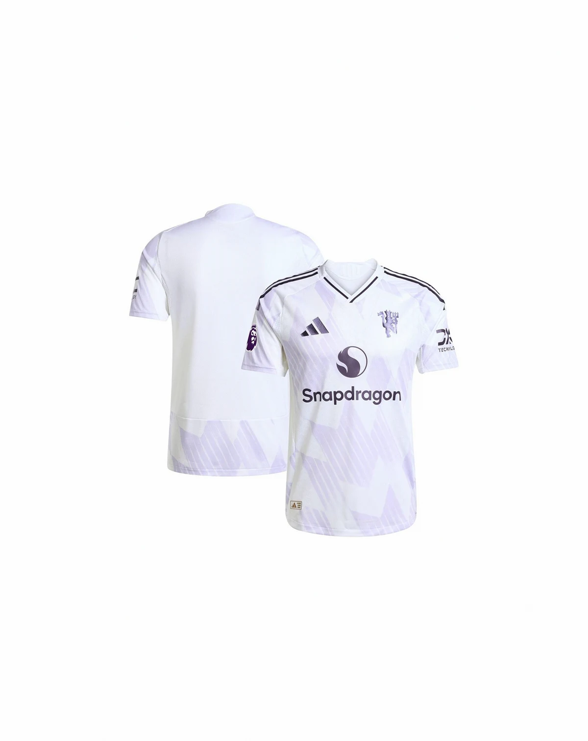 Men's White Manchester United 2025/26 Away Authentic Jersey