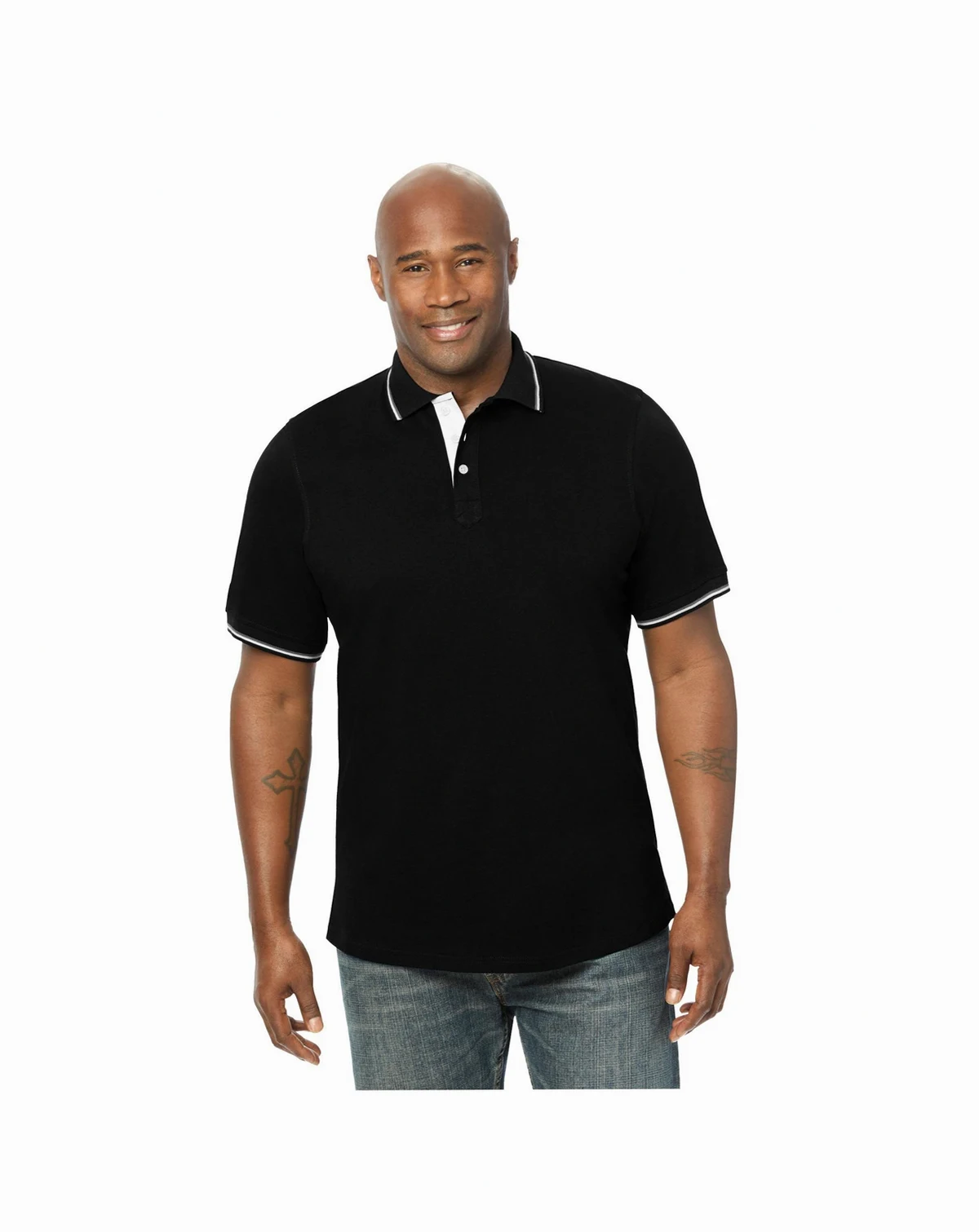 Big & Tall Double Tipped Polo