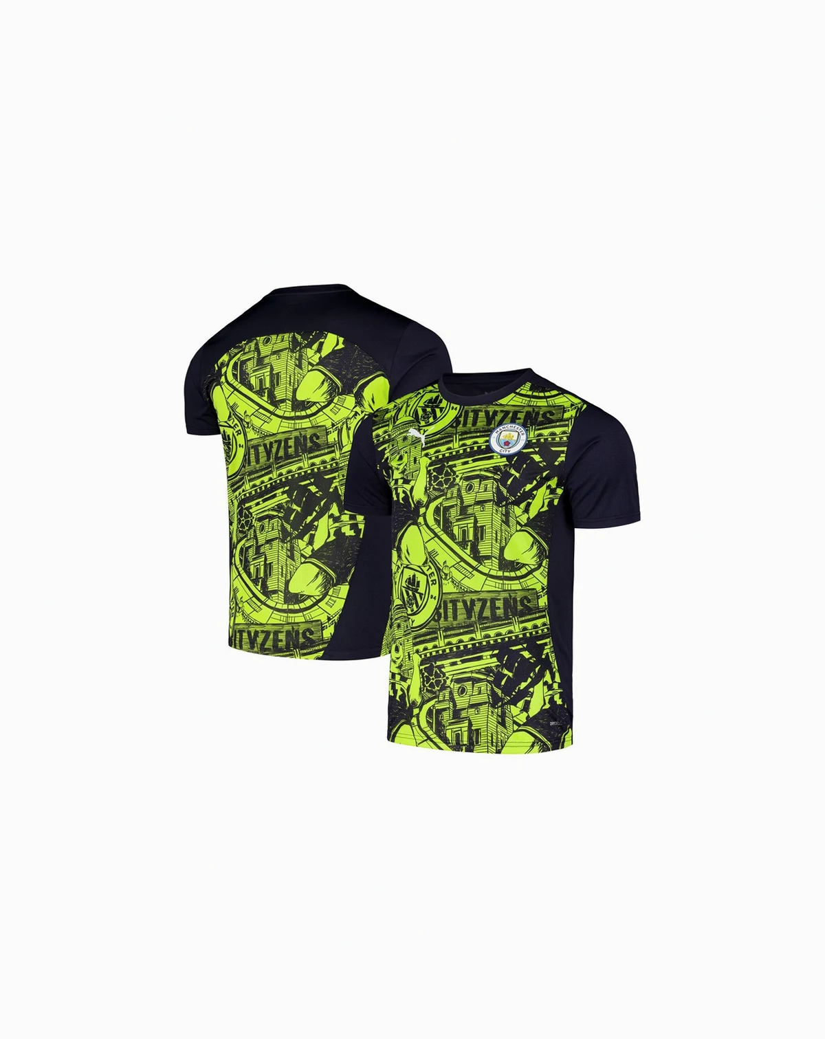 Men's Black Manchester City 2024/25 Pre-Match Jersey