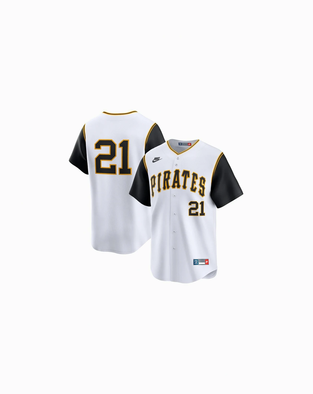 Men's Roberto Clemente White Pittsburgh Pirates Cooperstown Collection Limited Jersey