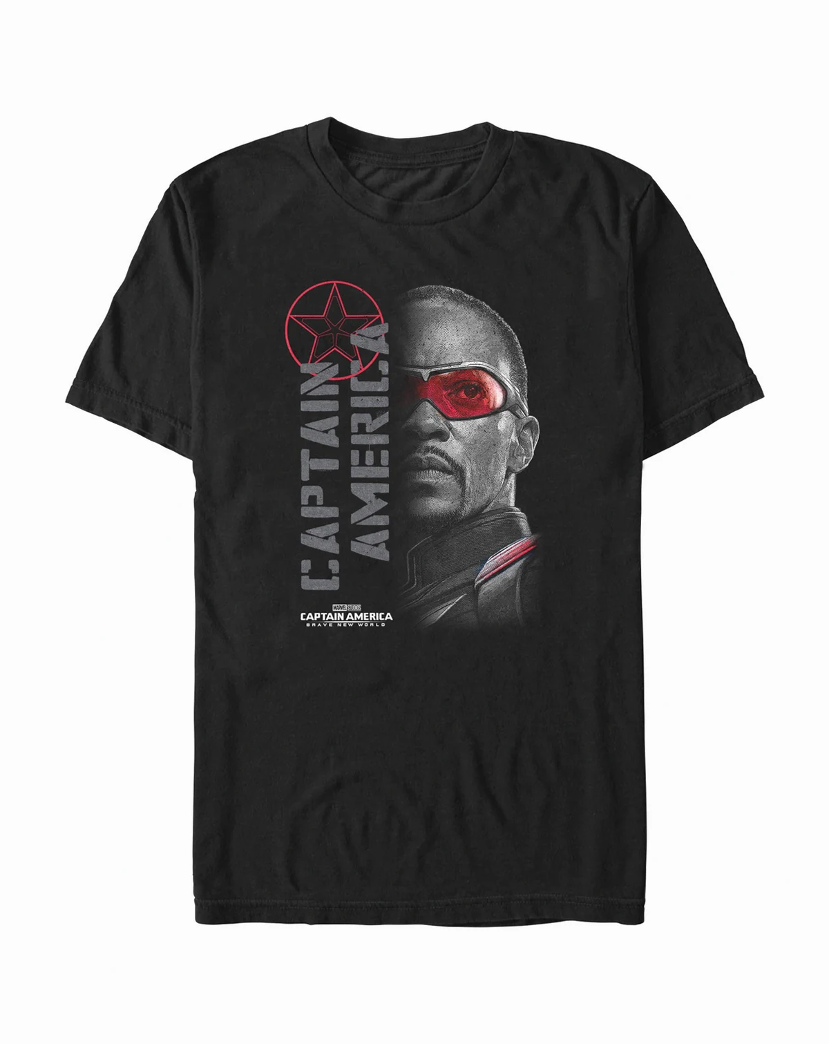 Men's Red Lens Flare Short Sleeve T-Shirt