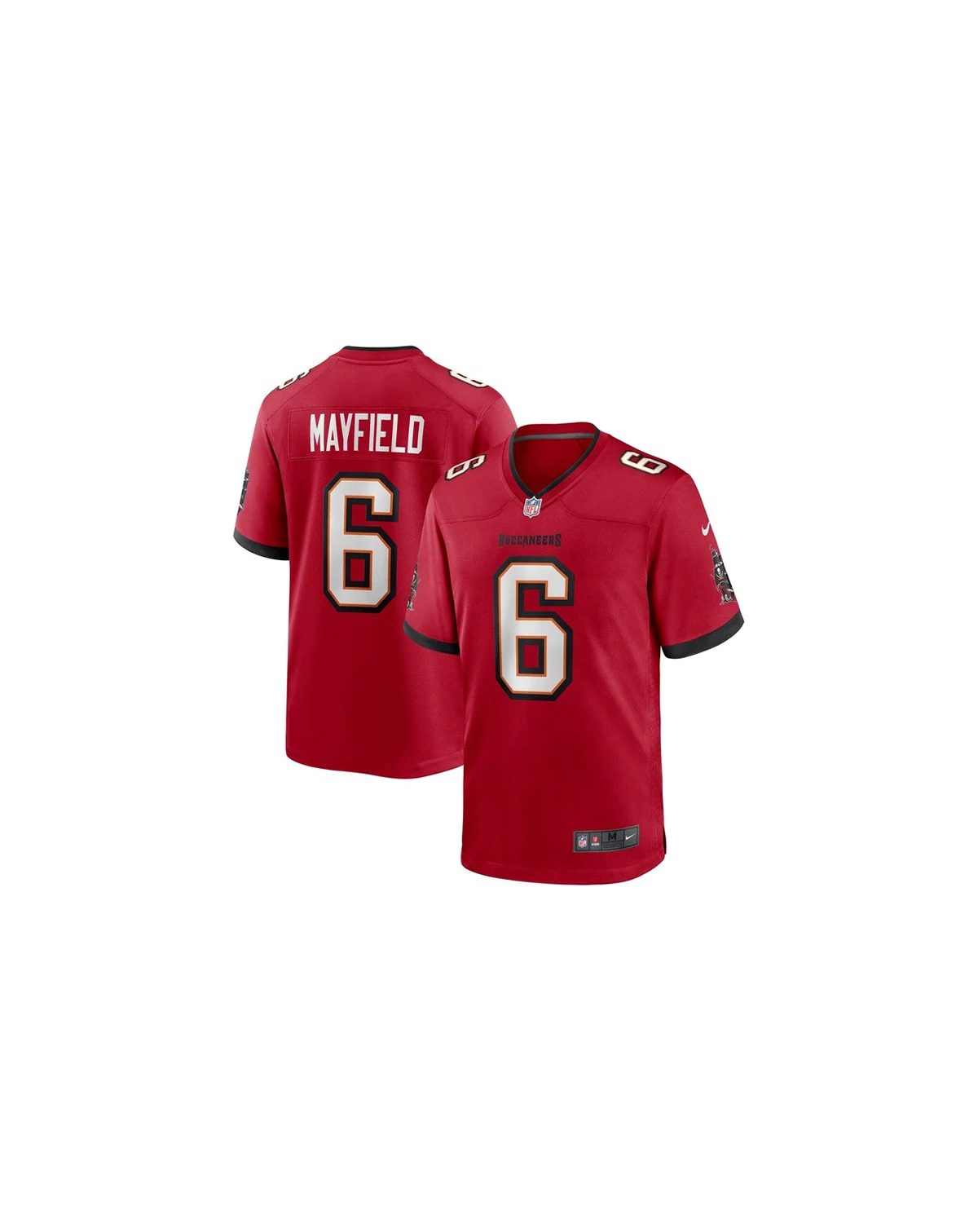 Men's Baker Mayfield Red Tampa Bay Buccaneers Team Game Jersey