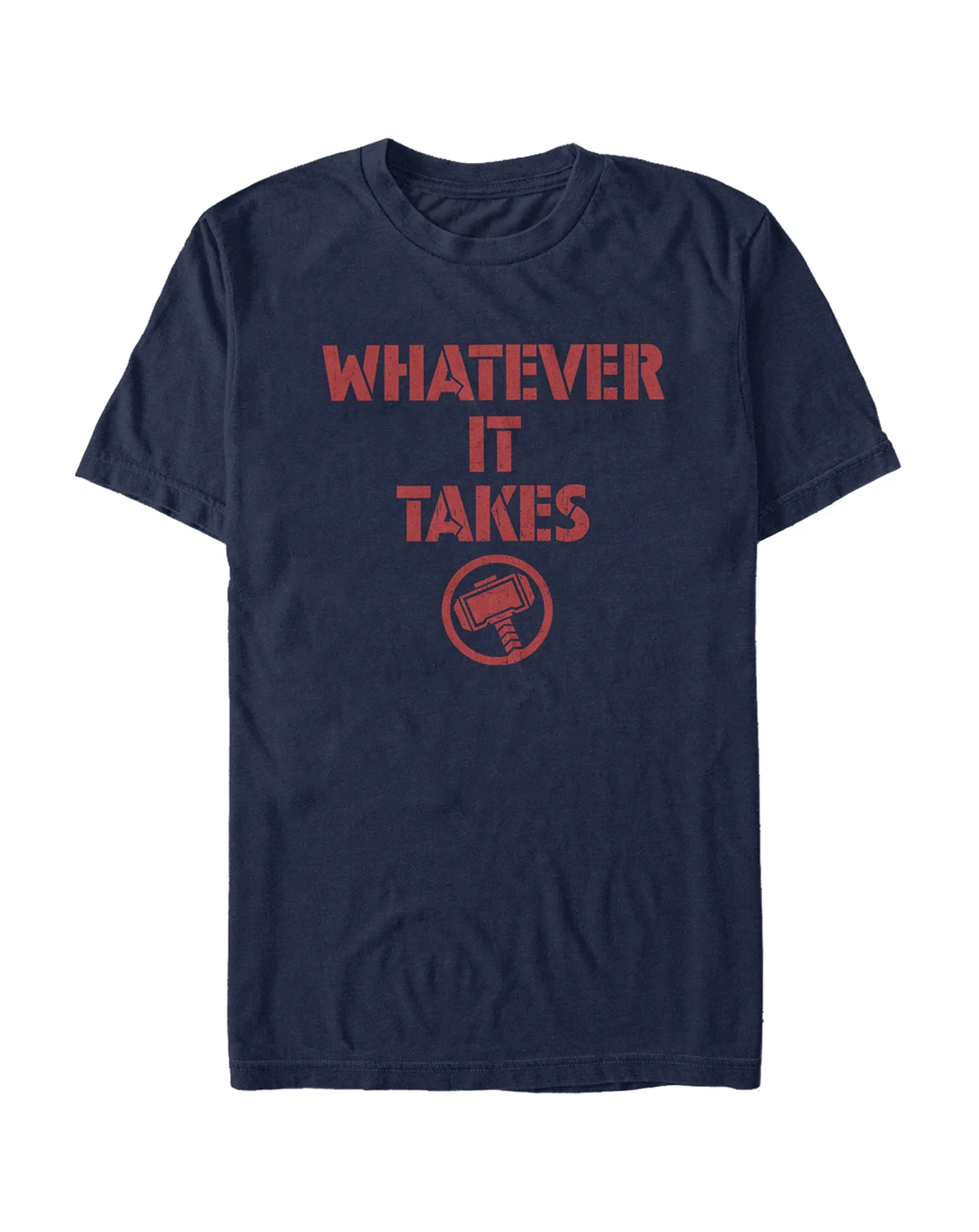 Marvel Men's Avengers Endgame Whatever It Takes Thor Logo, Short Sleeve T-shirt