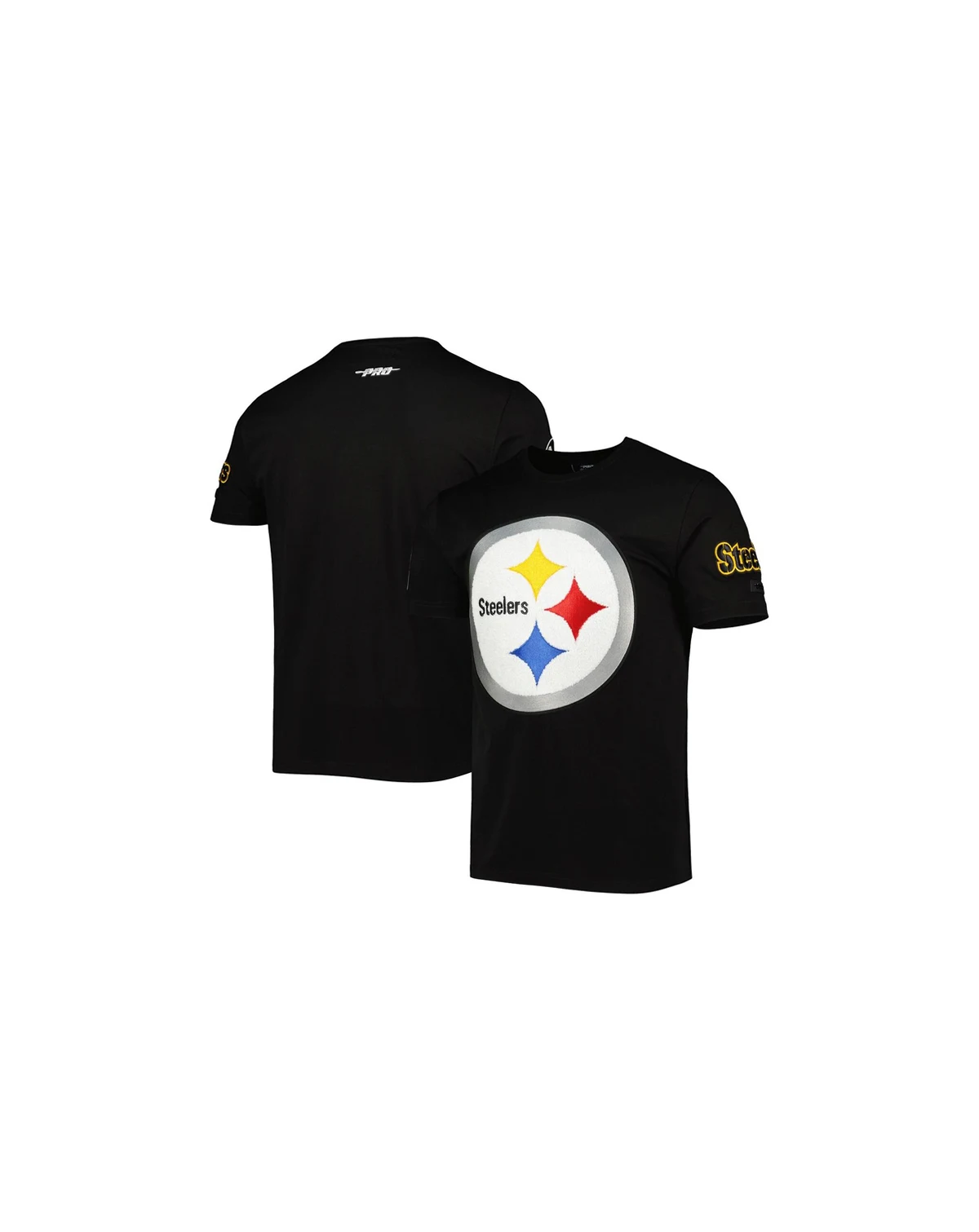 Men's Black Pittsburgh Steelers Mash Up T-shirt