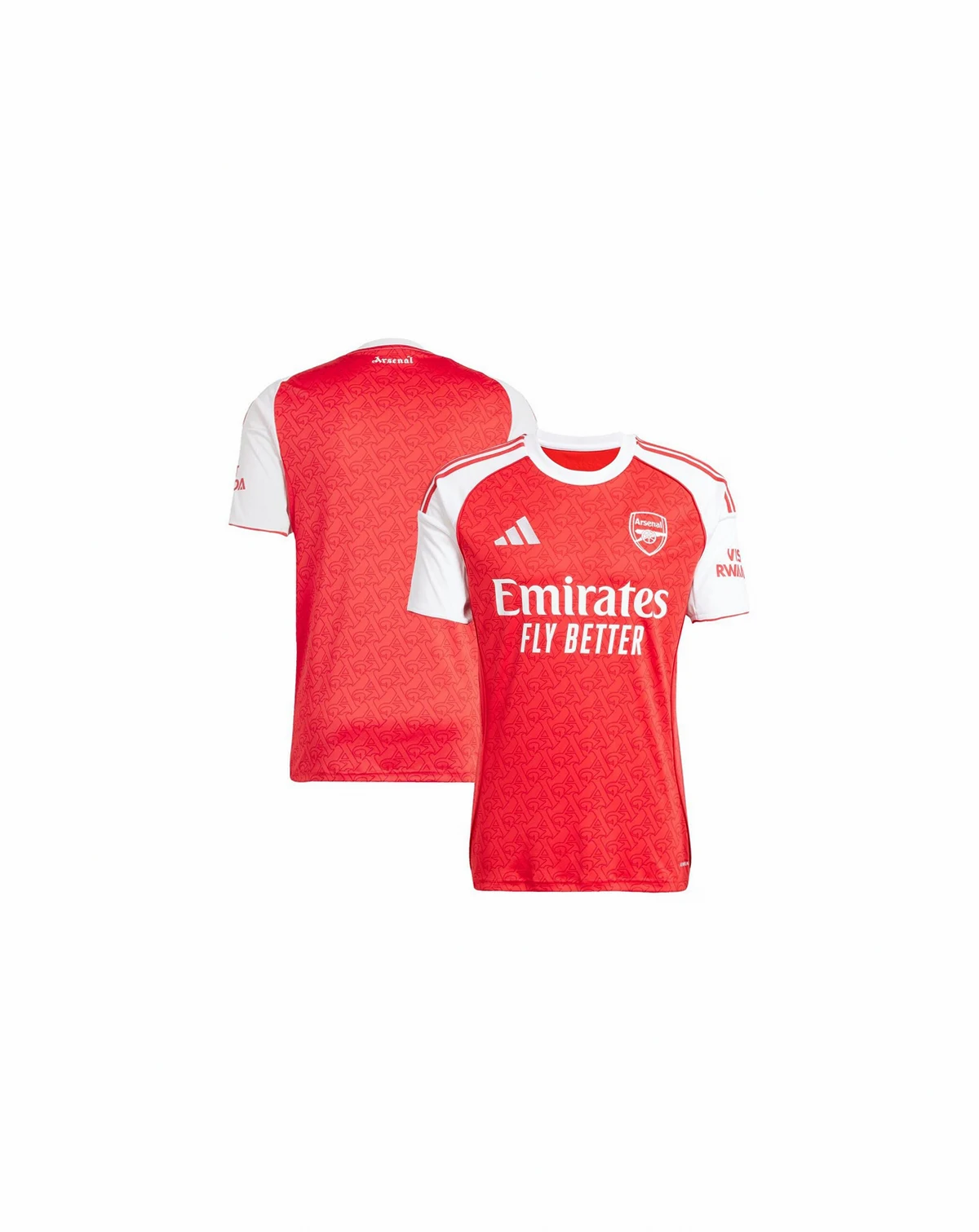 Men's Red Arsenal 2025/26 Home Replica Jersey