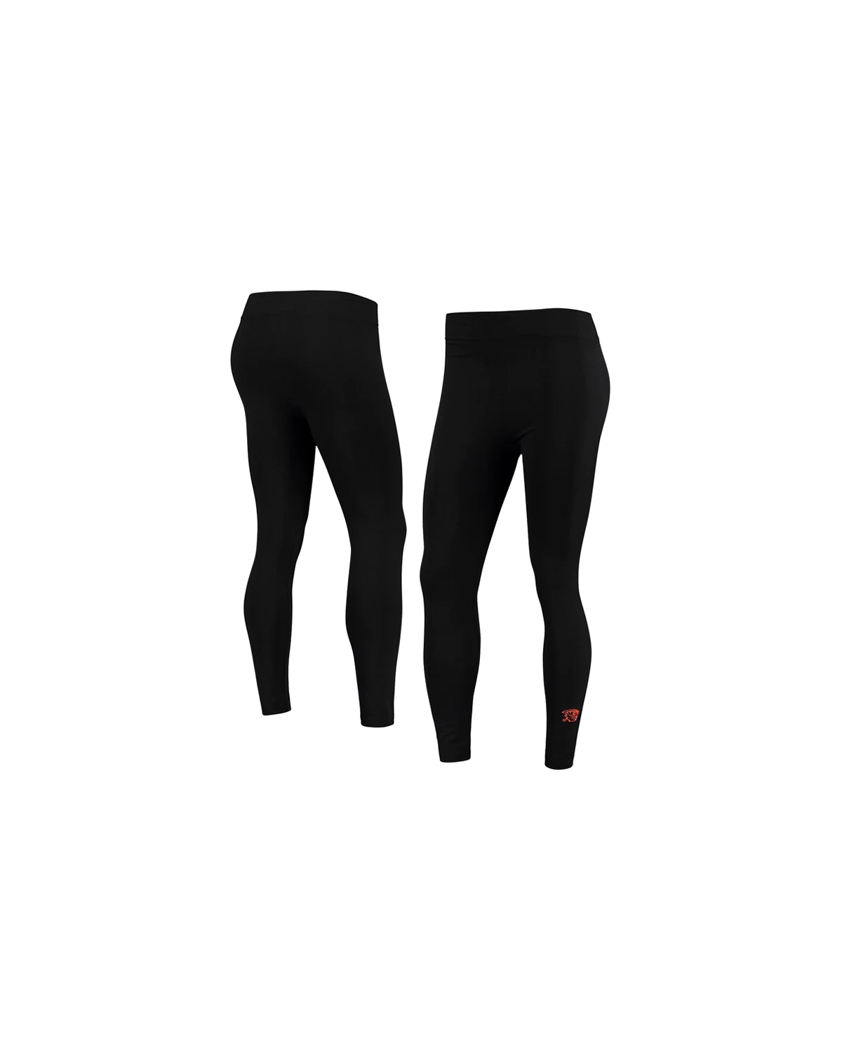 Women's Black Oregon State Beavers Fleece Leggings