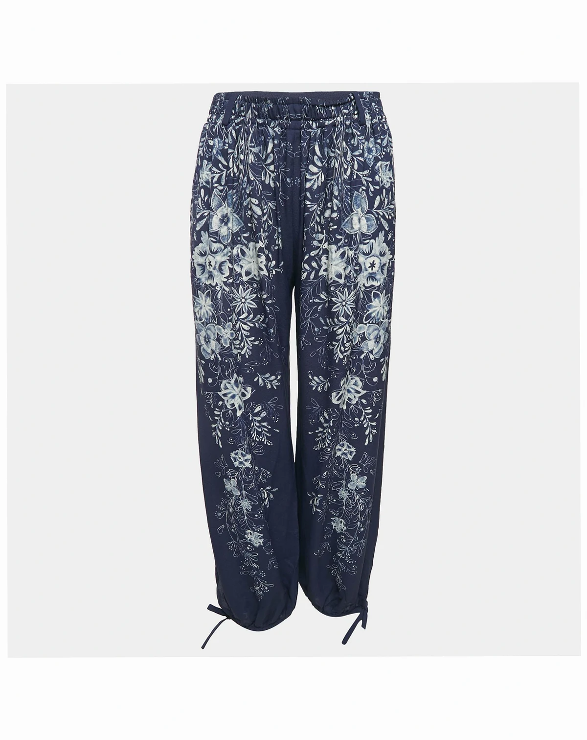 Pre-Owned Chlo&eacute Floral Print Crepe Harem Pants