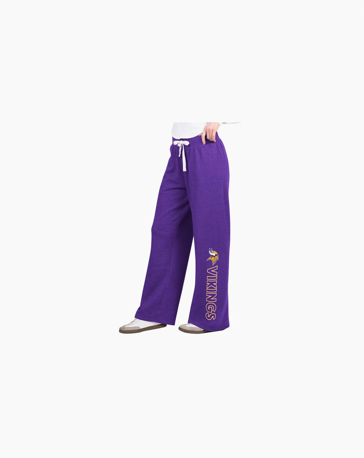 Women's Purple Minnesota Vikings Field Wide Leg Sweatpants