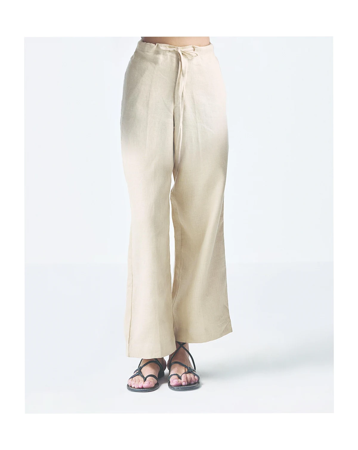 Women's Wide Leg Pants in Hemp