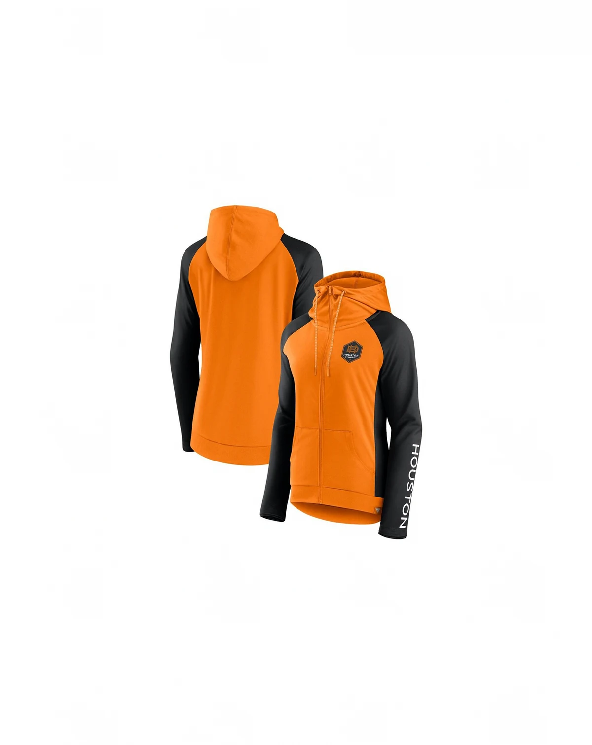 Women's Tennessee Orange Houston Dynamo FC Interlock Lightweight Full-Zip Jacket