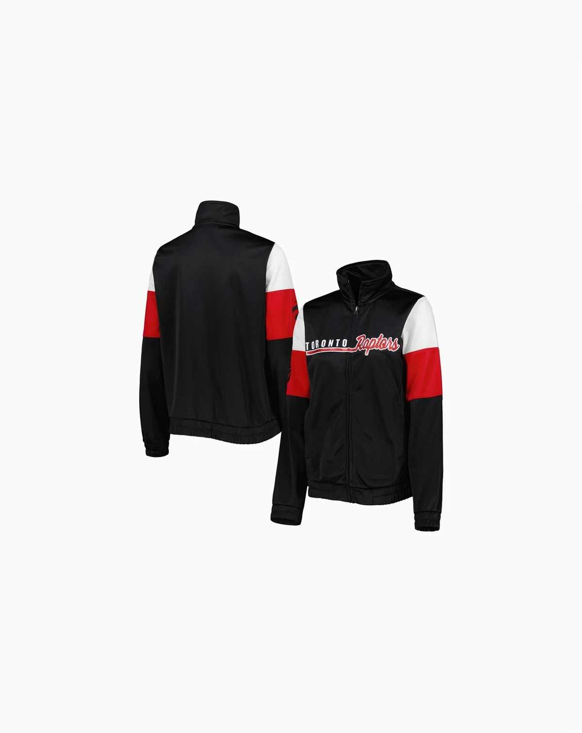 Women's Black Toronto Raptors Change Up Full-Zip Track Jacket