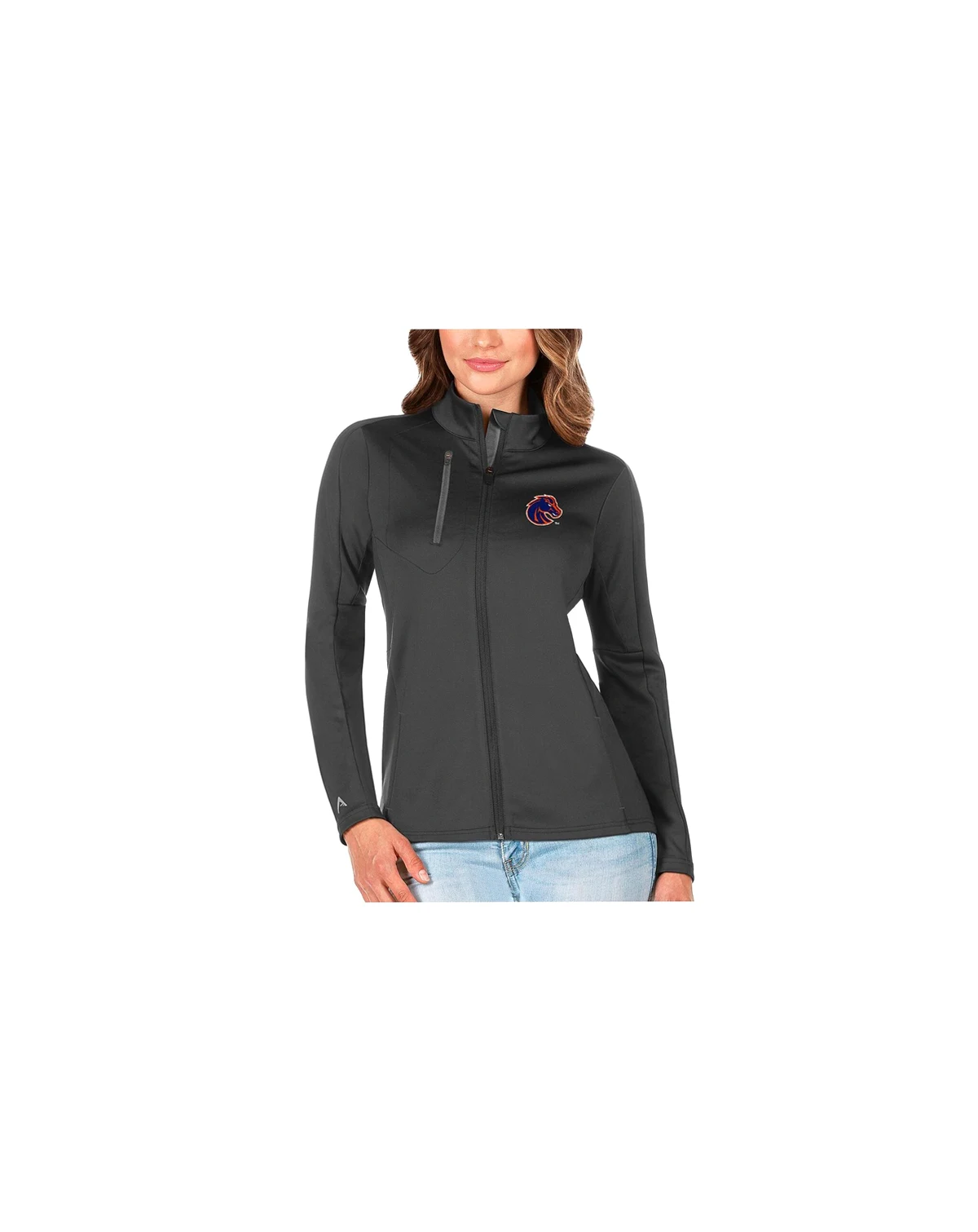 Women's Graphite/Silver Boise State Broncos Generation Full-Zip Jacket