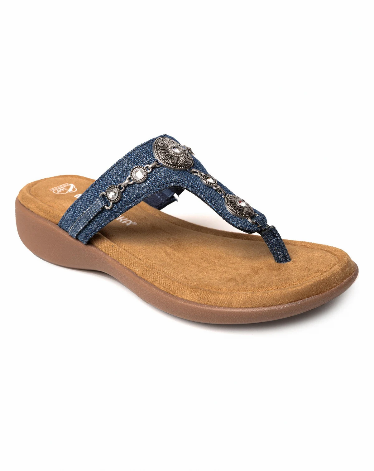 Women's Brecca Embellished Thong Sandals