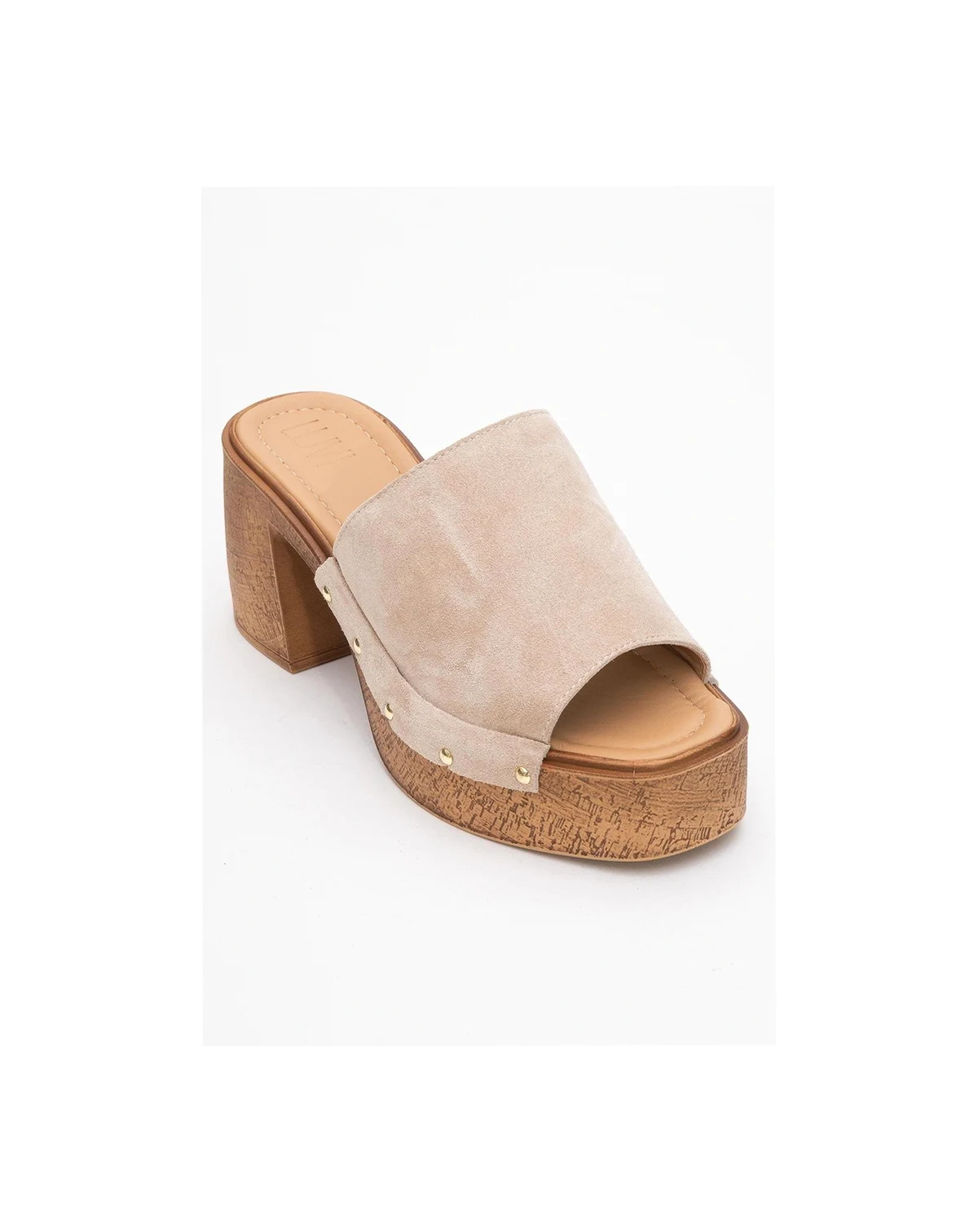 Pull Leather Platform Mules (Women)