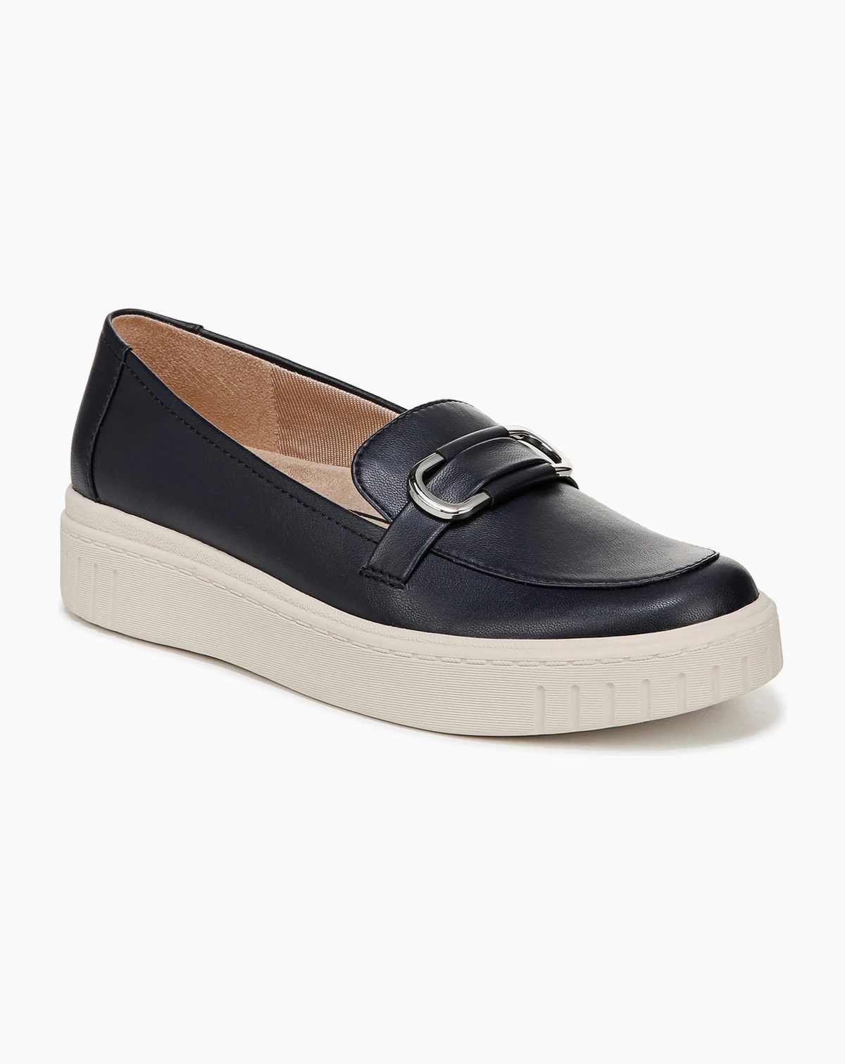 Women's Geneva-Bit Closed Round Toe Platform Loafers