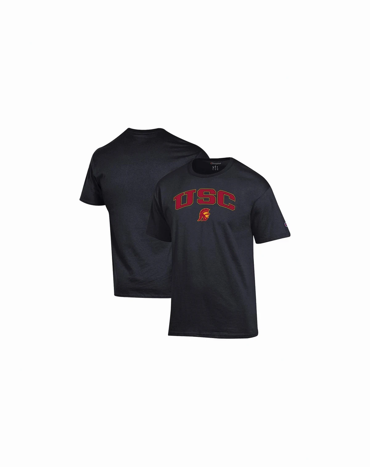 Men's Black USC Trojans Arched Logo T-Shirt