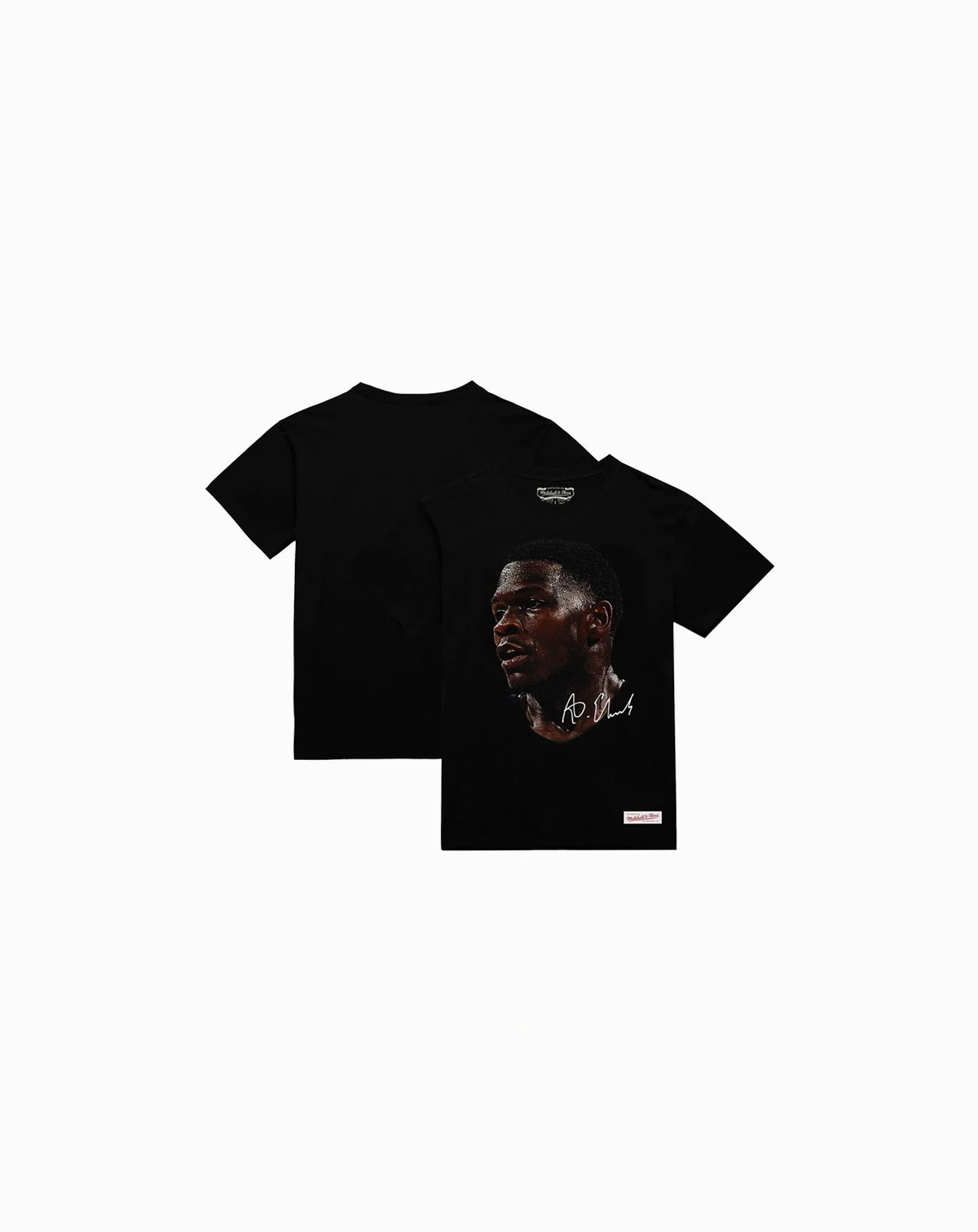 Men's and Women's Anthony Edwards Black NBA Real Big Face Player T-Shirt