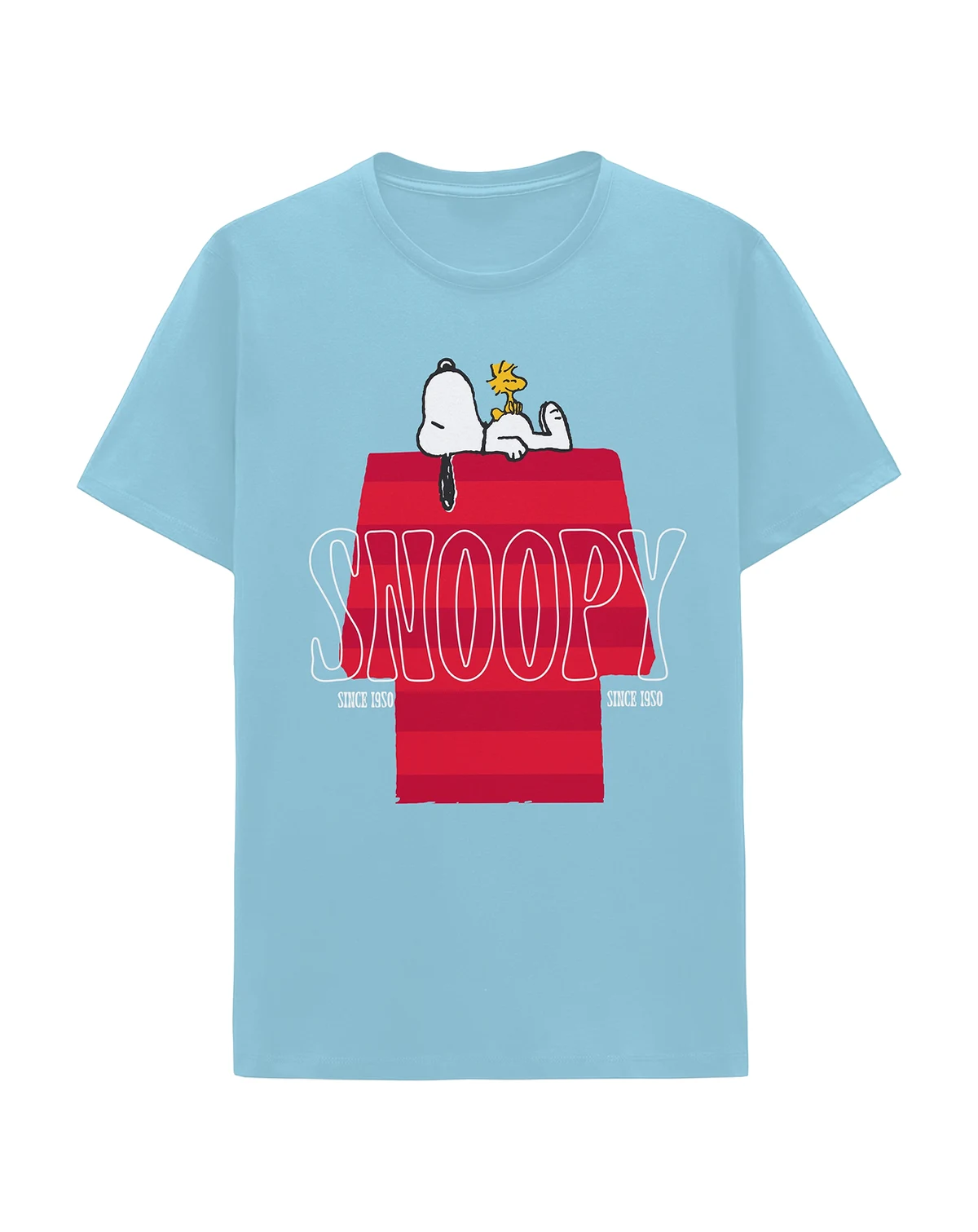 Men's Snoopy House Fill Crewneck T-Shirt