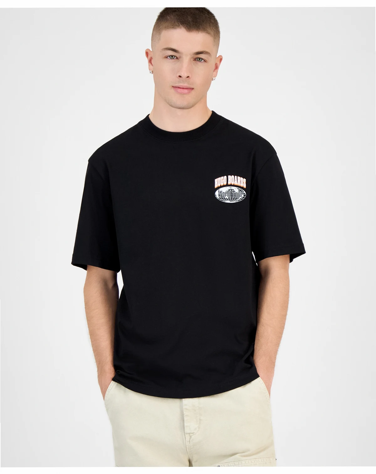 Men's Nartupix Logo Graphic Crewneck T-Shirt