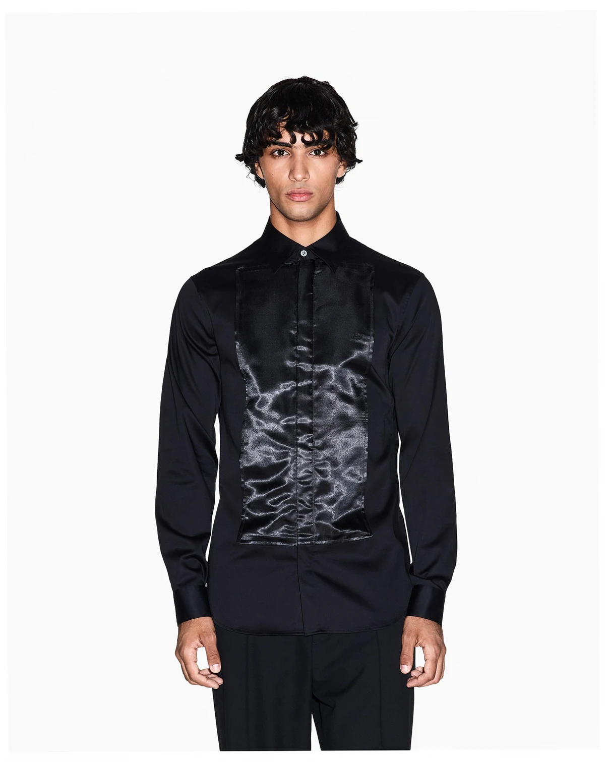 Men's Night Lab Satin Box Woven Shirt
