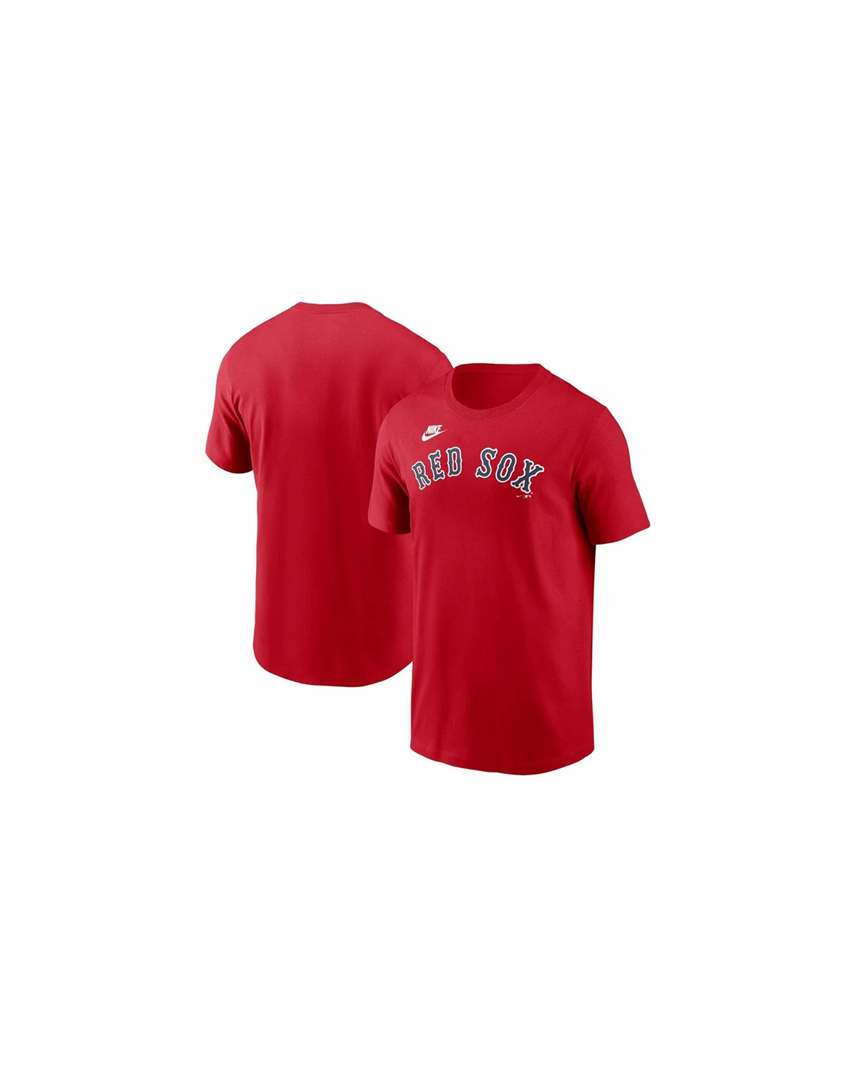 Men's Red Boston Red Sox Cooperstown Wordmark T-Shirt