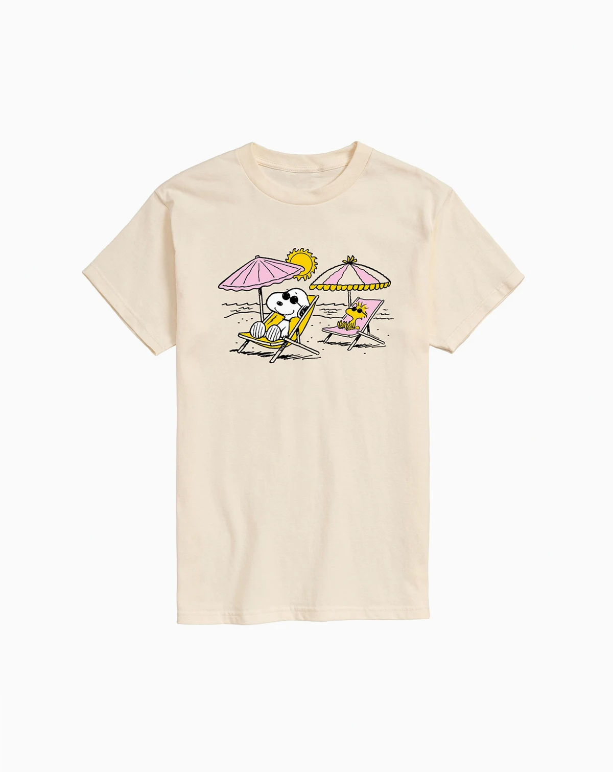Men's Peanuts Snoopy Beach Day Short Sleeve T-Shirt