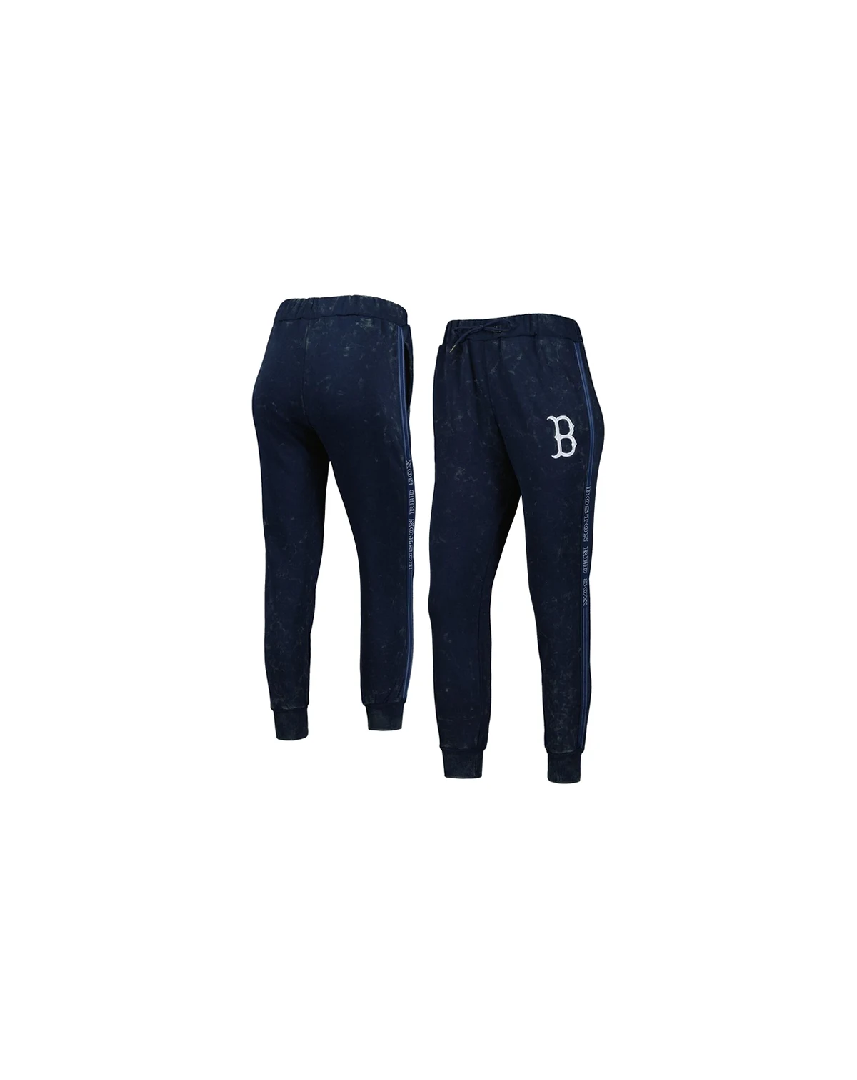 Women's Navy Boston Red Sox Marble Jogger Pants