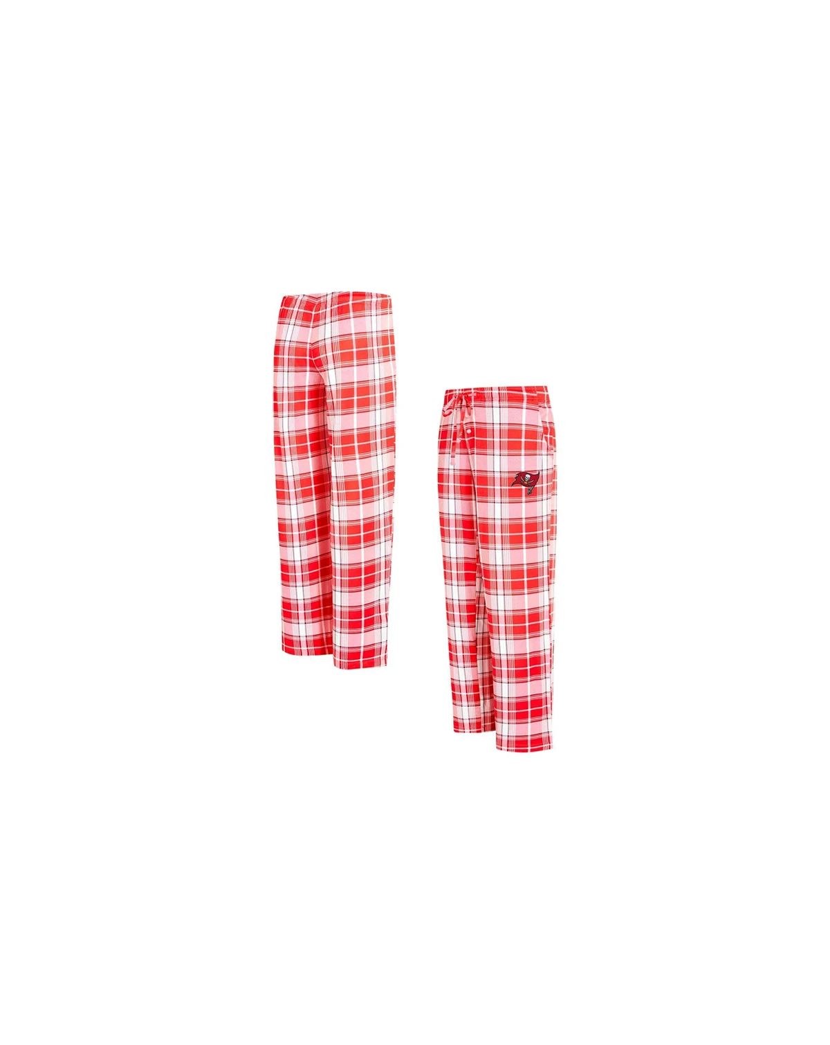 Women's Red Tampa Bay Buccaneers Ashford Plaid Knit Pants