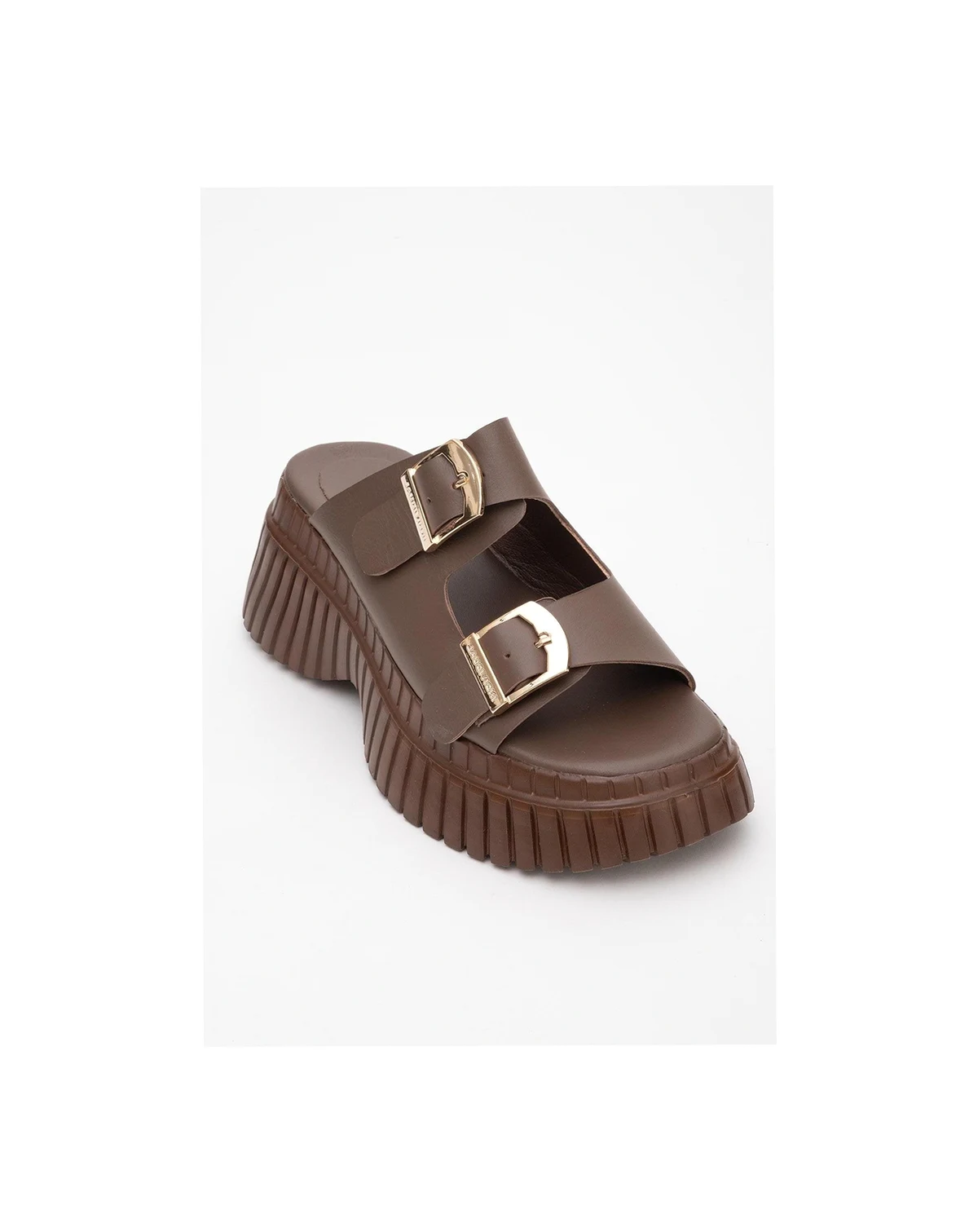 Joanes Leather Two-Strap Platform Sandal (Women)