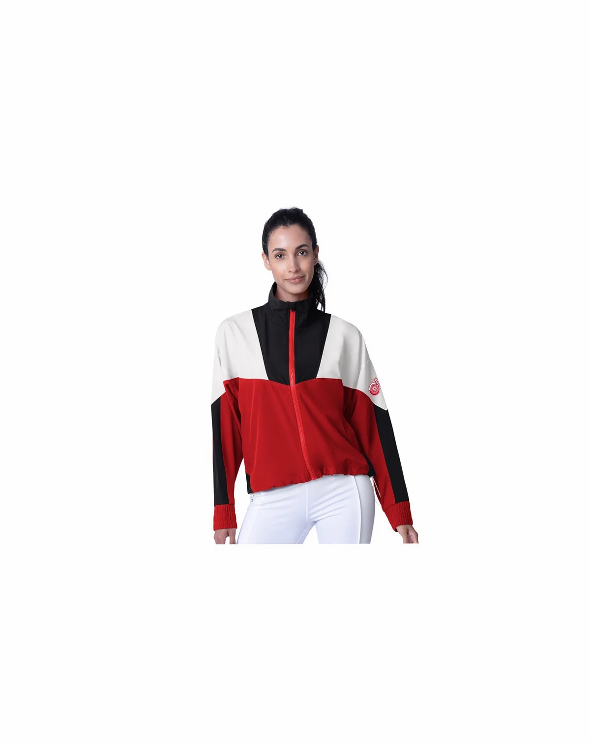 Women's Red/Black Detroit Red Wings Tessa Full-Zip Jacket