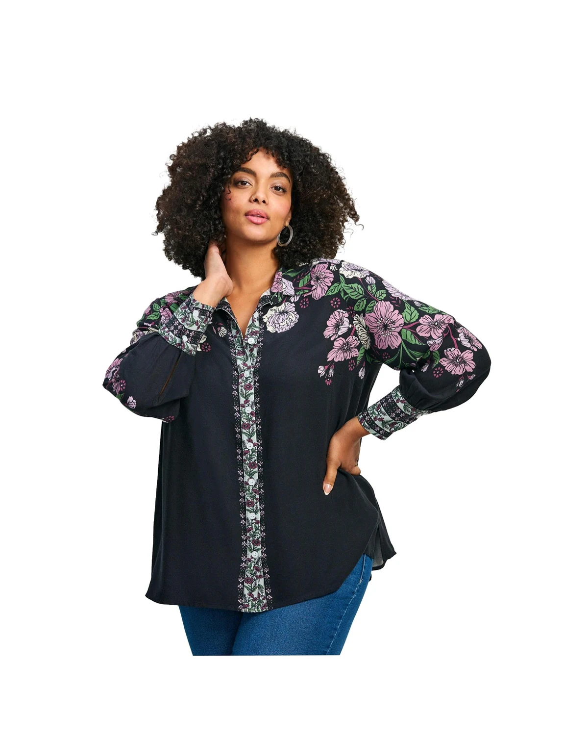 Women's La Luna Button Down Shirt