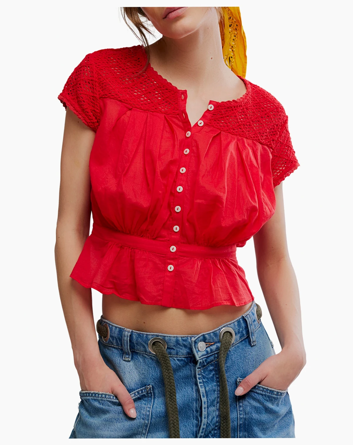 Women's Gemma Embroidered Boat Neck Top