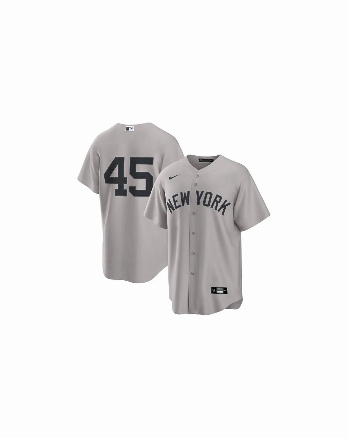 Men's Gerrit Cole Gray New York Yankees Road 2.0 Replica Jersey