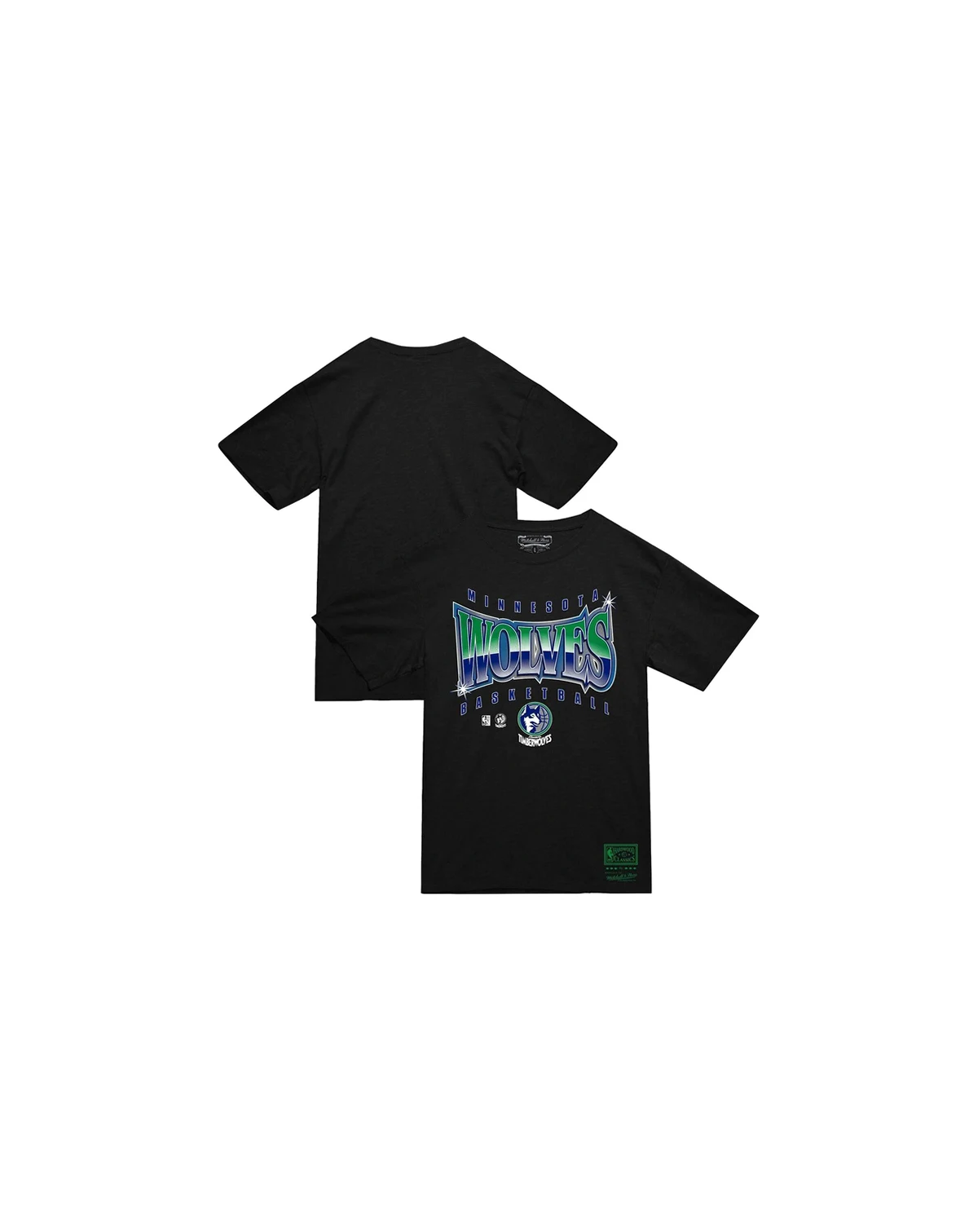 Men's Black Minnesota Timberwolves Worldwide Collection Glow Up T-Shirt