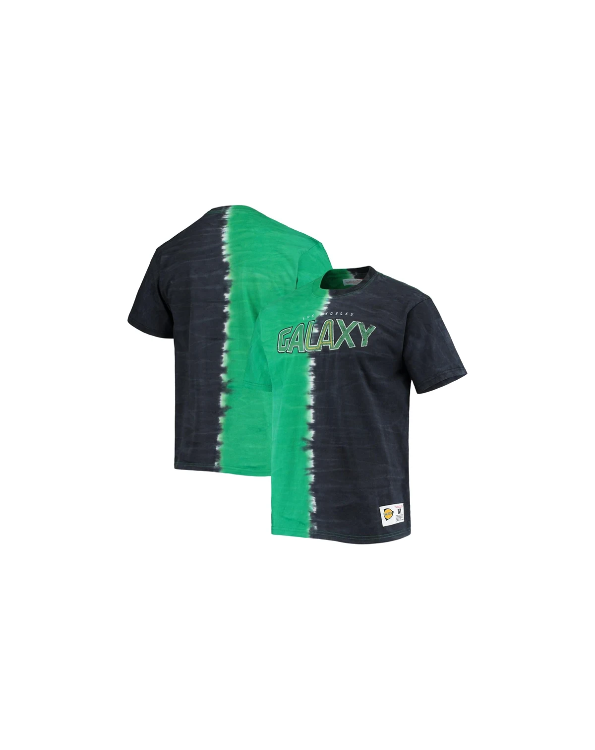Men's Green LA Galaxy Vertical Tie-Dye Top