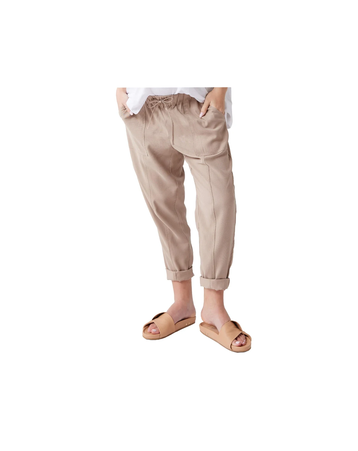 Women's Maternity Drapey Ankle Pant