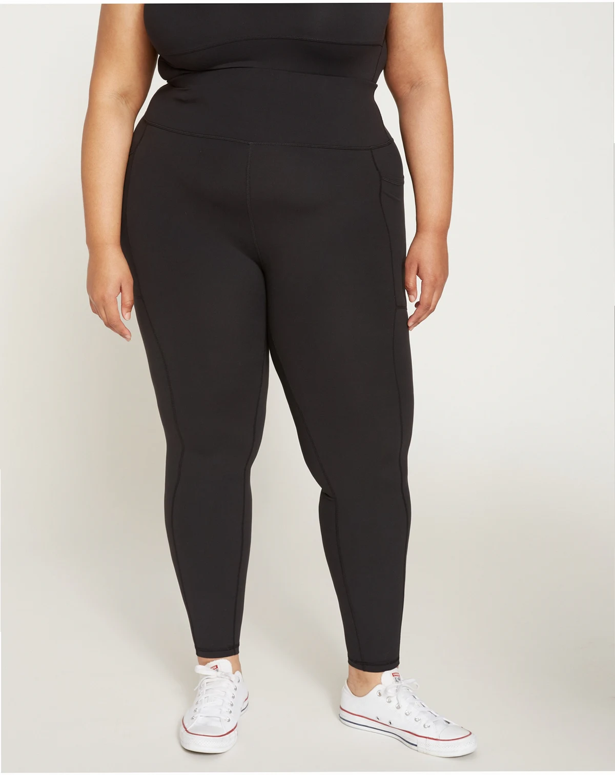 Plus Size Next-to-Naked Pocket Legging