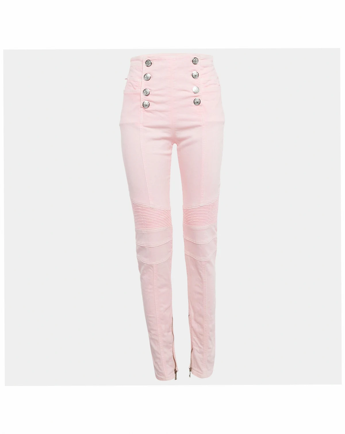 Women's Denim Button Detail Jeans