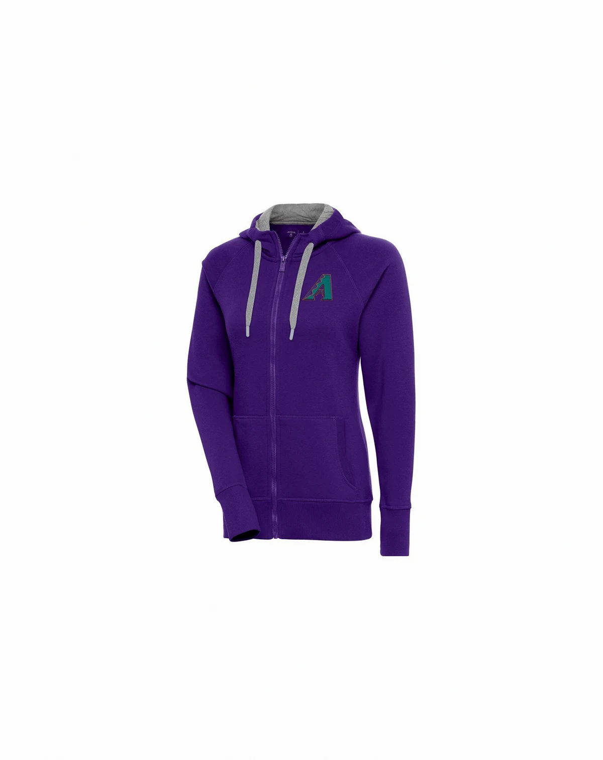 Women's Purple Arizona Diamondbacks Cooperstown Victory Full-Zip Hoodie Jacket