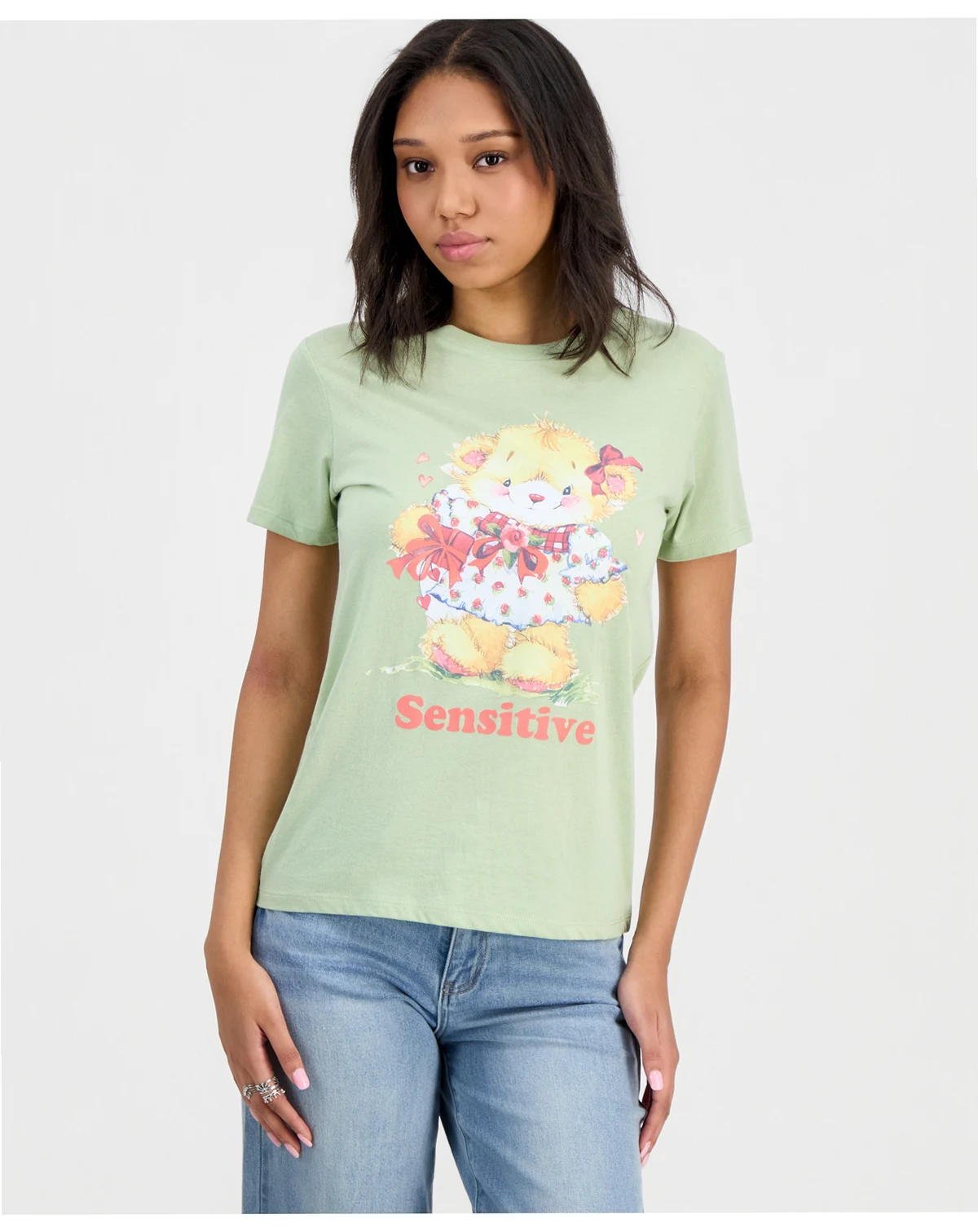Juniors' Sensitive Bear T-Shirt